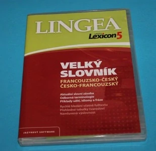 CD ROM Lexicon 5 Velký slovník francouzsko-český česko-francouzský