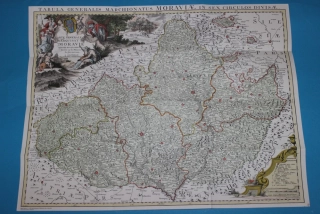 Tabula Generalis Marchionatus Moraviae Sex Circulos Divisae