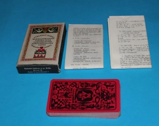 Vykládací karty - česky, slovensky, německy, francouzsky, anglicky Tesař